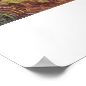 Crows Over Wheatfield von Vincent Van Gogh Poster (Ecke)