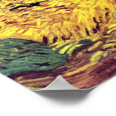 Crows Over Wheatfield von Vincent Van Gogh Poster (Ecke)