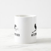 Crows versucht Murder Funny Crow Meme Bird 1WH1 Kaffeetasse (Mittel)