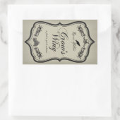 Crow's Wing Halloween Jar Aufkleber (Tasche)