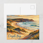 Croyde Bay UK Postkarte (Vorne/Hinten)