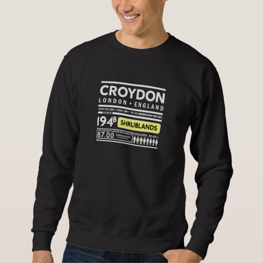 Croydon Facts Sweatshirt (Vorderseite)