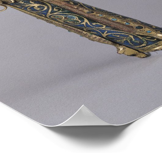 Crozier, der St. Michael darstellt Poster (Ecke)