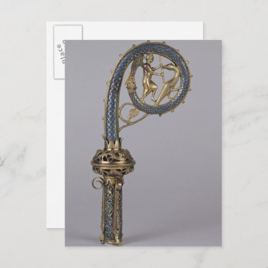 Crozier, der St. Michael darstellt Postkarte (Vorne/Hinten)