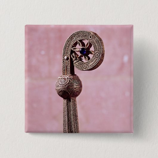 Crozier von St Robert, c.1100 Button (Vorderseite)