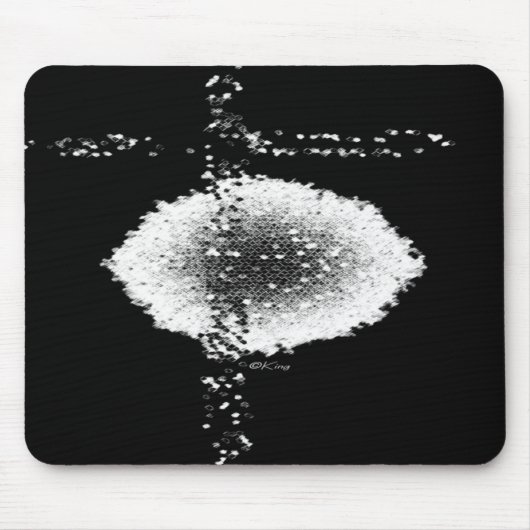 "Crozz Cruzified in Schwarzem " Mousepad (Vorne)