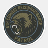 CRP-Aufkleber Runder Aufkleber (Vorderseite)