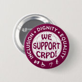 CRPD Knopf Button (Vorne & Hinten)