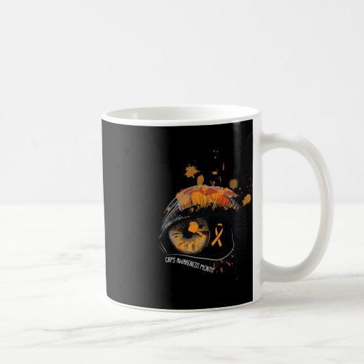 CRPS-Aufklärungsmonatskomplex Regionales Schmerzsy Kaffeetasse (Rechts)
