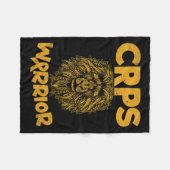 Crps Awareness Complex Regional Pain Syndrome Warr Fleecedecke (Vorderseite (Horizontal))