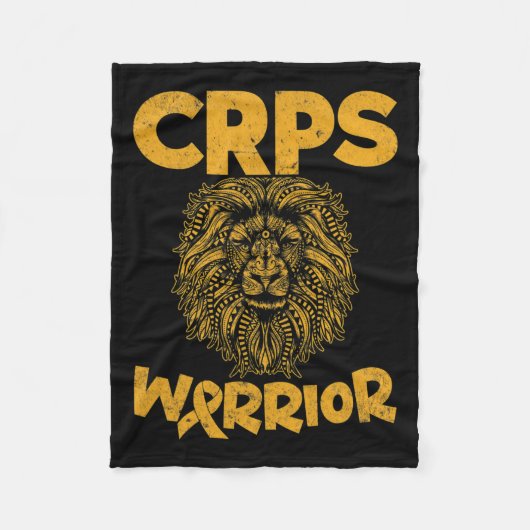 Crps Awareness Complex Regional Pain Syndrome Warr Fleecedecke (Vorderseite)