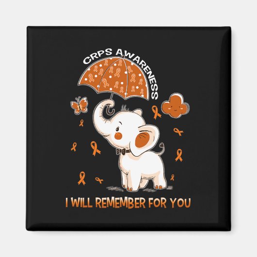 Crps Awareness Elephant 1 Magnet (Vorne)