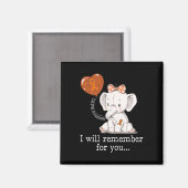 Crps Awareness Elephant Magnet (Vorderseite/Rückseite)