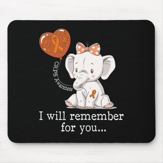 Crps Awareness Elephant Mousepad (Vorne)