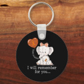 CRPS Awareness Elephant Schlüsselanhänger (Vorderseite)
