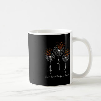 CRPS Awareness Faith Hope Liebe Dandelion Kaffeetasse