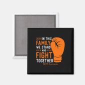 Crps Awareness Family Fight Support Boxhandschuh Magnet (Vorderseite/Rückseite)