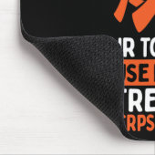 Crps Awareness Fighter Disease Rsd Warrior Orange Mousepad (Ecke)