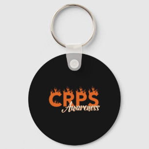 Crps Awareness Flames Schlüsselanhänger