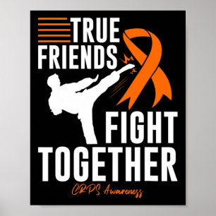 Crps Awareness Friend Support Martial Arts Poster