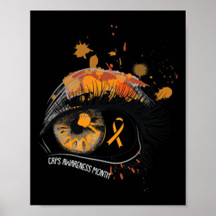 Crps Awareness Montag Komplexe regionale Schmerzsy Poster