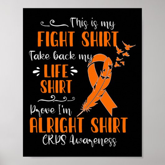 Crps Awareness My Fight Poster (Vorne)