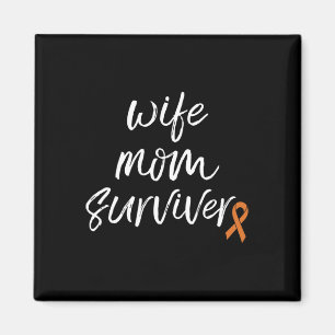 Crps Awareness Orange Ribbon Ehefrau Mama Survivor Magnet