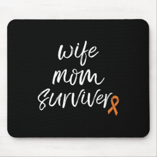 Crps Awareness Orange Ribbon Ehefrau Mama Survivor Mousepad