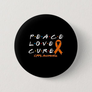 Crps Awareness Peace Liebe Cure Button