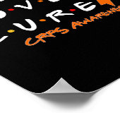 Crps Awareness Peace Liebe Cure Poster (Ecke)