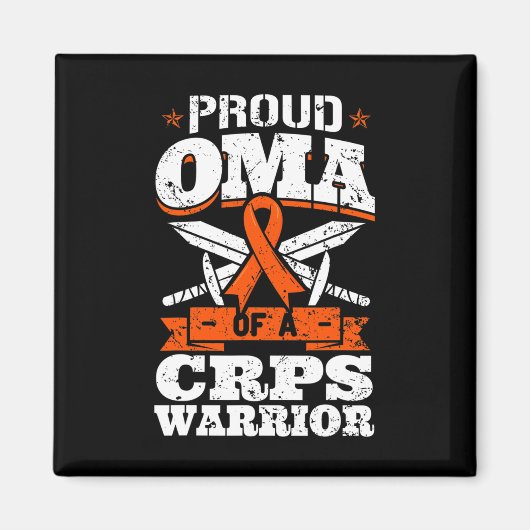 Crps Awareness Rsd Oma Apparel Magnet (Vorne)