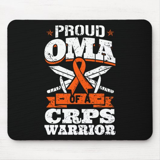 CRPS Awareness RSD Oma Apparel Mousepad (Vorne)