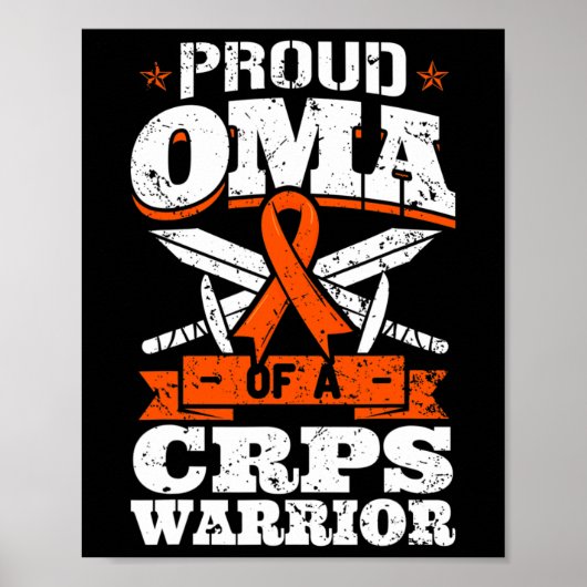 Crps Awareness Rsd Oma Apparel Poster (Vorne)