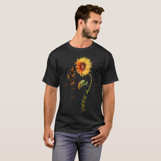 Crps Awareness Sonnenblumen T-Shirts (Vorne ganz)