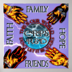 CRPS Behalte unsere Freunde aus der Welt Poster