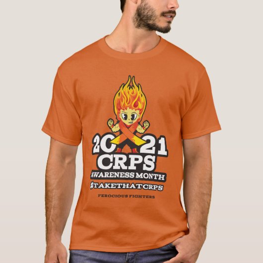 CRPS-Bewusstsein 2021 T-Shirt (Vorderseite)