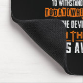 Crps Bewusstsein, dass ich der Sturmteufel bin Mousepad (Ecke)