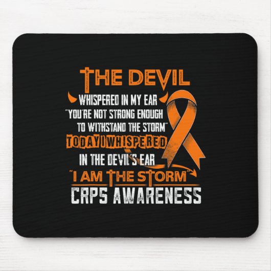 Crps Bewusstsein, dass ich der Sturmteufel bin Mousepad (Vorne)