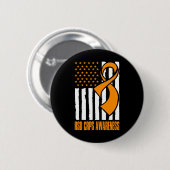 CRPS-Bewusstsein für die amerikanische Flagge Button (Vorne & Hinten)