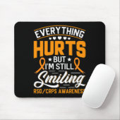 CRPS Complex Regional Pain Syndrome Awareness Nove Mousepad (Mit Mouse)