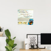 CRPS RSD Der Name ändert den Schmerz nicht Poster (Heimbüro)