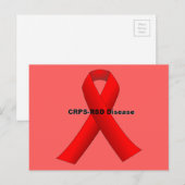 CRPS-RSD-Krankheit Postkarte (Vorne/Hinten)