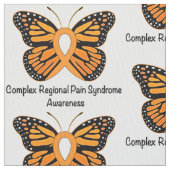 CRPS/RSD Schmetterling der Hoffnung Stoff (Nahaufnahme)