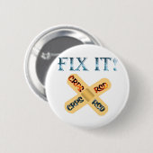 CRPS/RSD Verlegenheit es! Pflaster X Button (Vorne & Hinten)