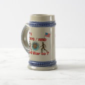 CRPS RSD ziviler Krieg zu? Stein Bierglas (Vorderseite Links)