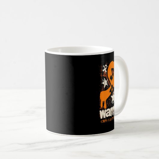 CRPS Warrior Complex Regional Pain Syndrome Awaren Kaffeetasse (VorderseiteRechts)