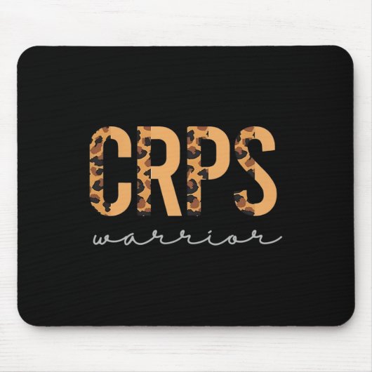 Crps Warrior Leopard bricht Bewusstsein für die me Mousepad (Vorne)