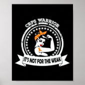 CRPS-Warrior nicht für die schwache Orangefarbene Poster (Vorne)