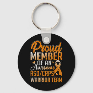 Crps Warrior Orange Complex Regional Pain Syndrome Schlüsselanhänger