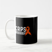 Crps Warrior Orange Ribbon - Crps Awareness Kaffeetasse (Links)